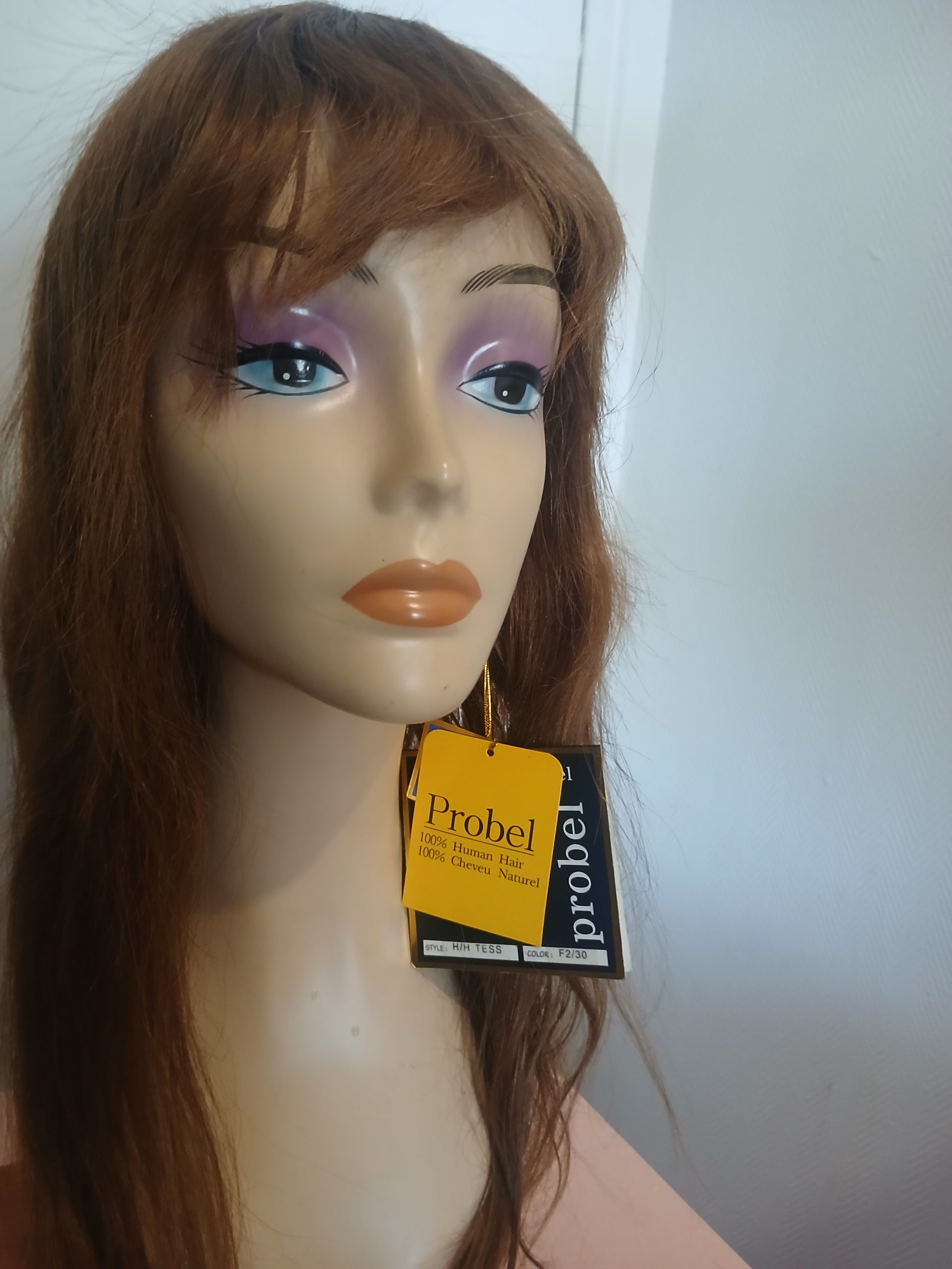 20260629_131302 PERRUQUE: H/H naturel 100% HUMAN HAIR TESS avec frange – Image 1